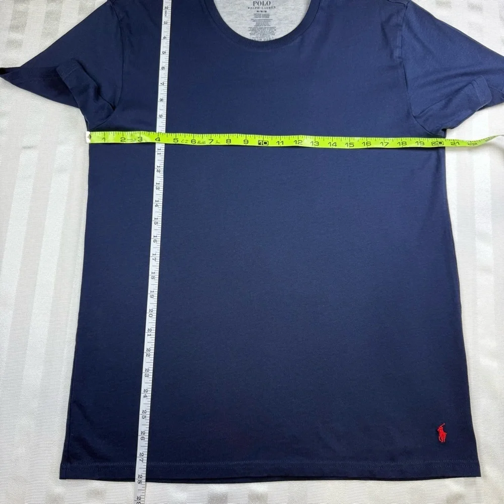 Ralph Lauren Men's Supreme Comfort Cotton Tee T Shirt Short Sleeve Navy Size M - Picture 7 of 11